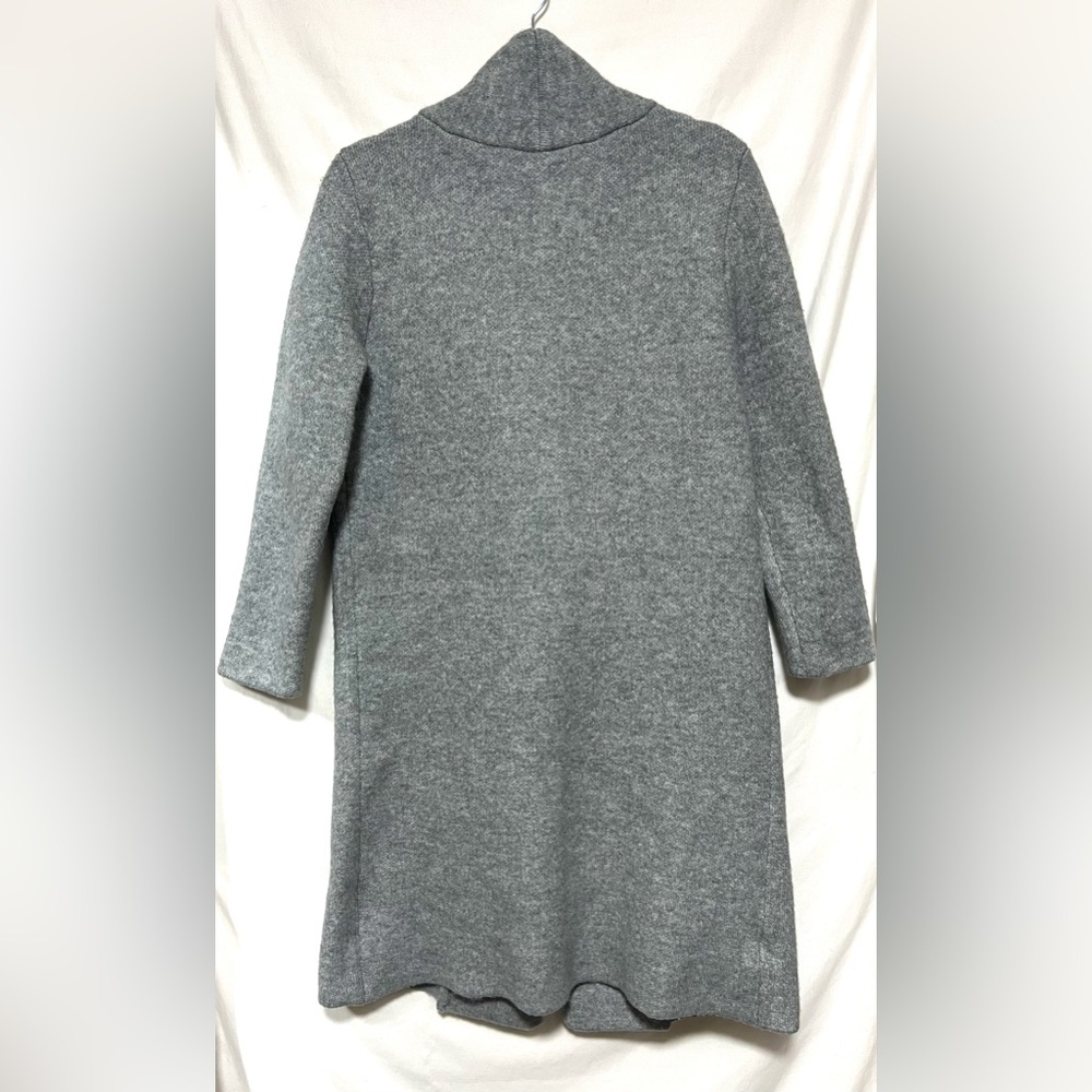 Ann Taylor Long Snap Front Thick Knit Cardigan Sweater Coat Outdoor Cozy Winter - Picture 7 of 10